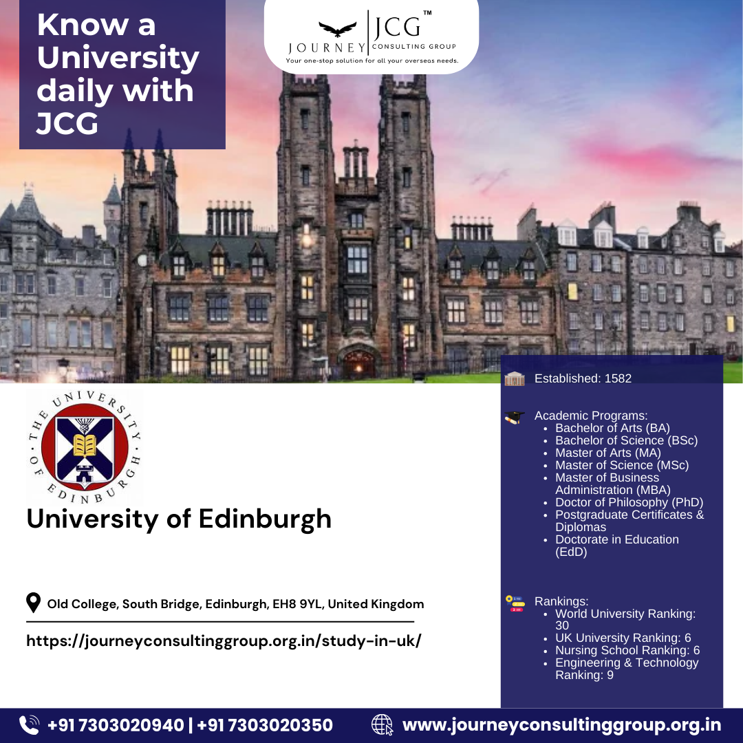 Know Your University Series: The University of Edinburgh